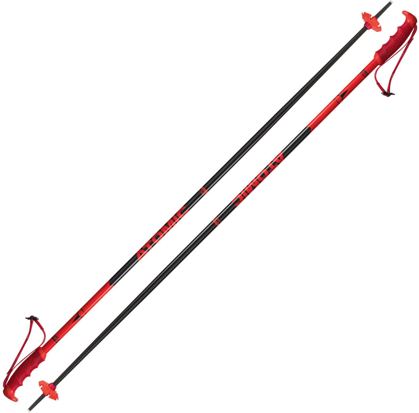 Lyžiarske palice Atomic Redster Red/Black 120 cm Lyžiarske palice