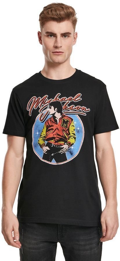 Shirt Michael Jackson Shirt Circle Zwart M