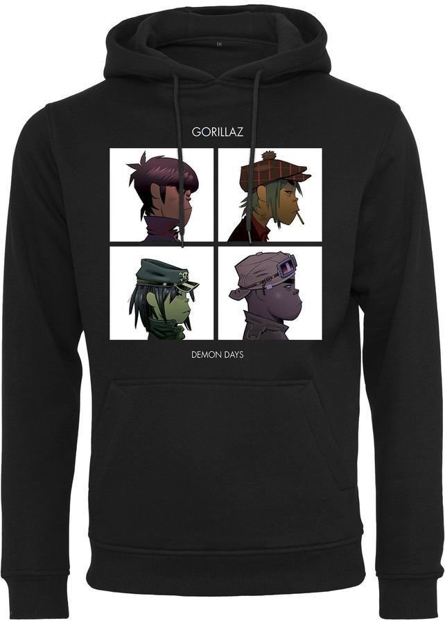 Hoodie Gorillaz Demon Days Black 2XL Hoodie
