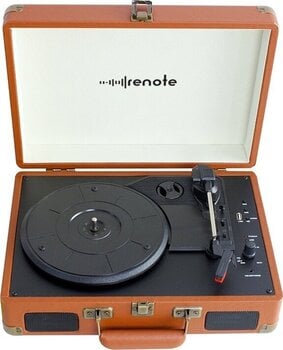 Tourne-disque portable Renote RetroCase Brown Tourne-disque portable - 1