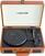 Tourne-disque portable Renote RetroCase Brown Tourne-disque portable