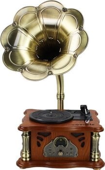 Retro turntable
 Renote The Classic Horn Phonograph Brown Retro turntable - 1