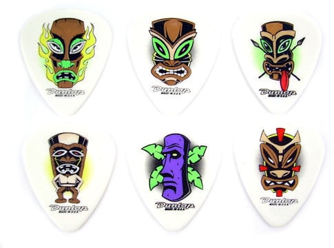 Plectrum Dunlop BL102PH 0.73 Blackline Tiki Taboo