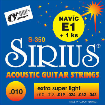 Struny pro akustickou kytaru Gorstrings S-350 - 1