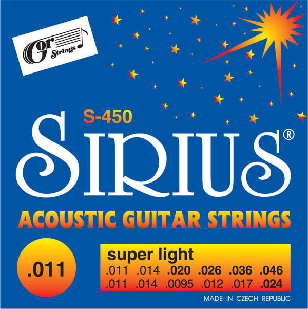 Struny pre akustickú gitaru Gorstrings S-450 12