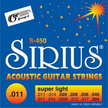 Struny pro akustickou kytaru Gorstrings S-450 12