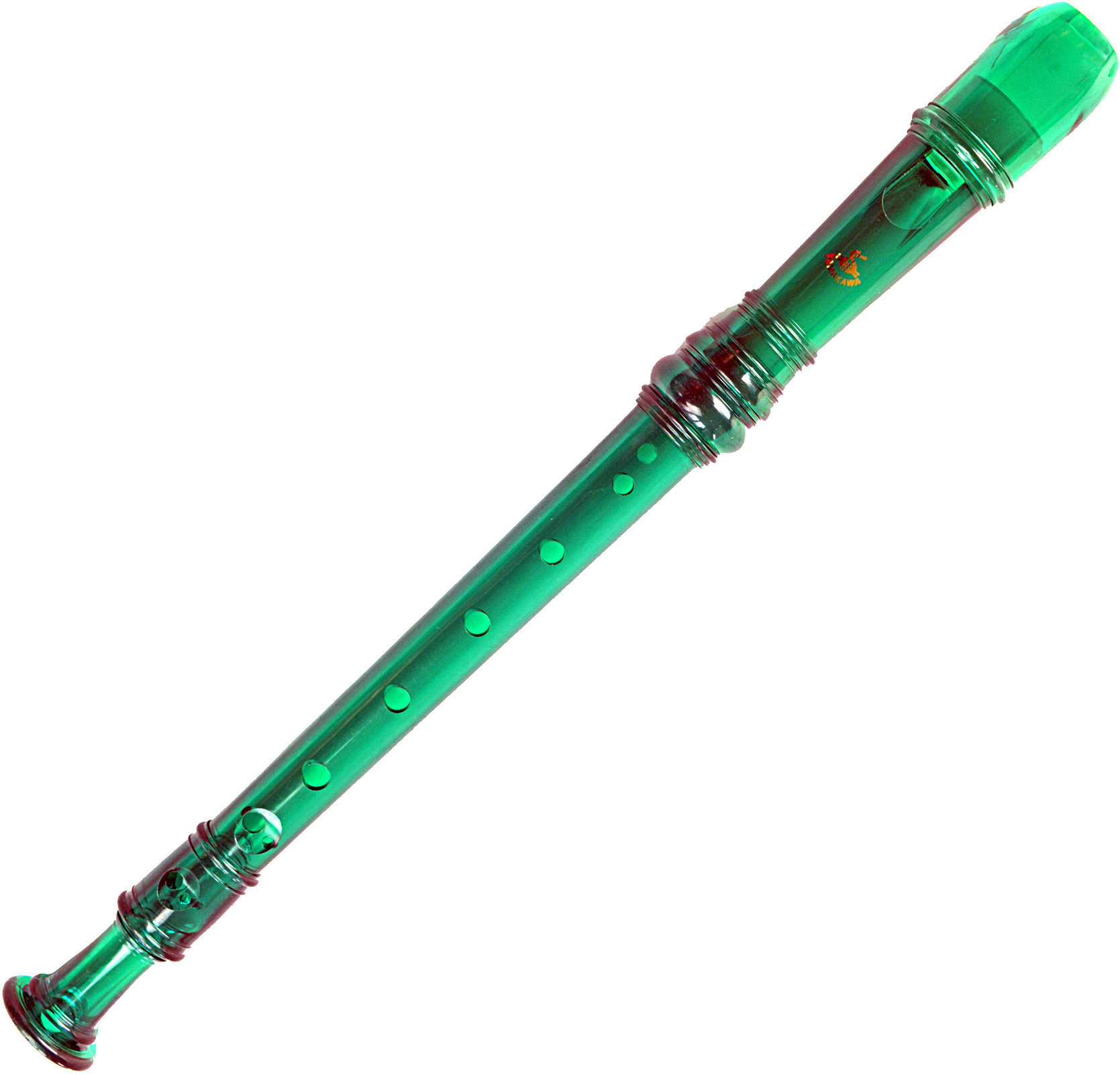 Sopránová zobcová flauta Yamakawa EH-741BM-GR Sopránová zobcová flauta C2-D4 Transparentná-Zelená