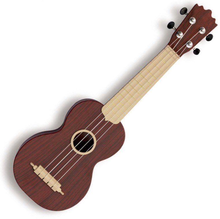 Soprano ukulele Pasadena WU-21W-WH Soprano ukulele Wood Grain (White)