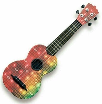 Soprano ukulele Pasadena WU-21G2-BK Soprano ukulele Multicolor - 1