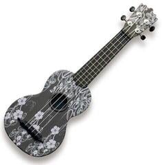 Sopránové ukulele Pasadena WU-21F7-BK Floral Black Sopránové ukulele