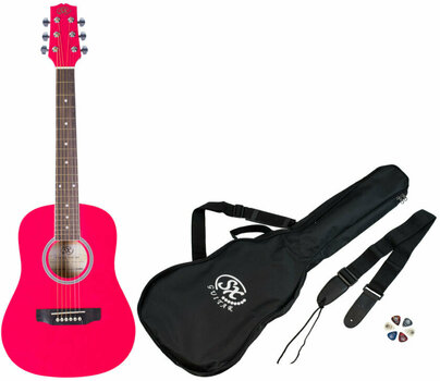 Acoustic Guitar SET SX SM1-34-LRD