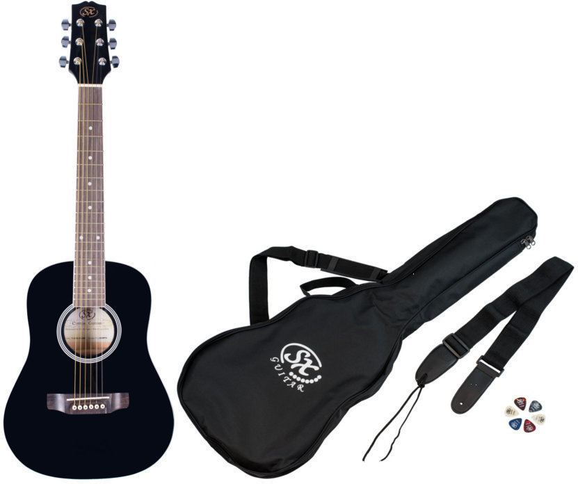 Akoestische gitaarset SX SM1-34-LBK