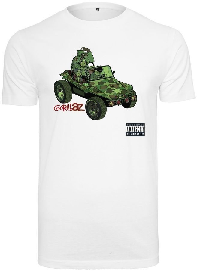 Shirt Gorillaz Tank Tee White L