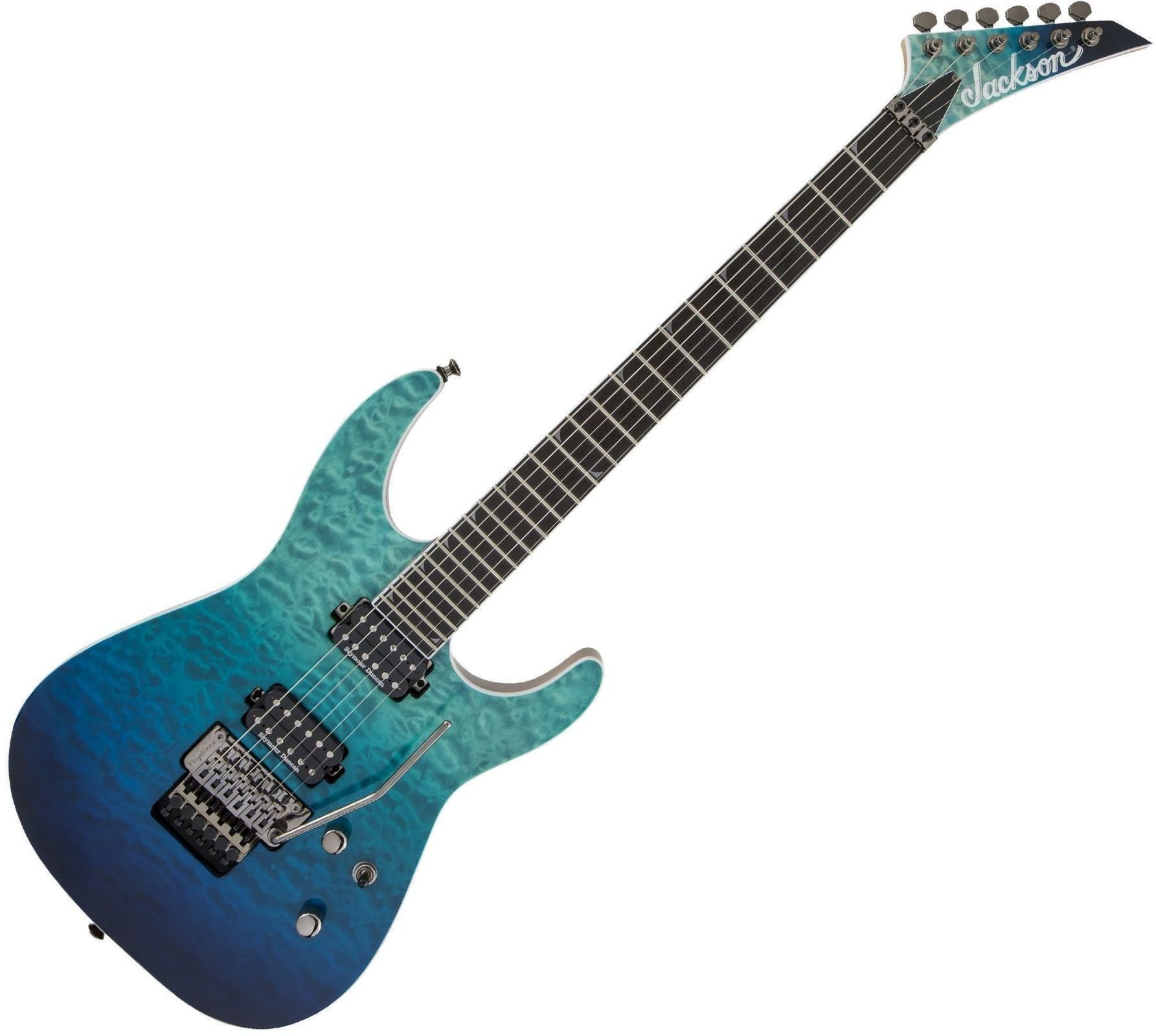 Guitare électrique Jackson Pro Series Soloist SL2Q MAH Caribbean Blue Fade