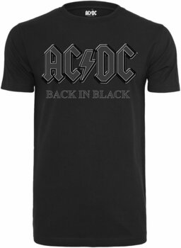 Skjorta AC/DC Skjorta Back In Black Herr Black M - 1