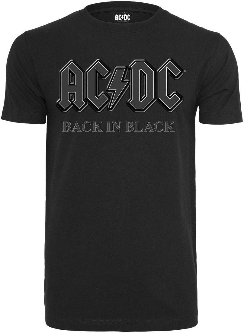 T-shirt AC/DC Back In Black Black L T-shirt