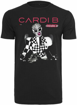 T-shirt Cardi B T-shirt Transmission Femme Black S - 1