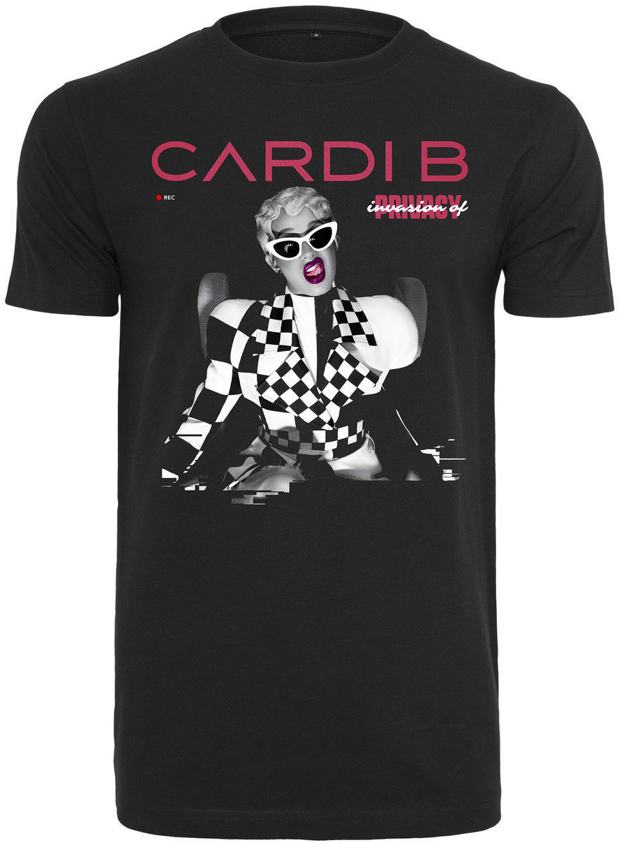 T-Shirt Cardi B Transmission Black L T-Shirt