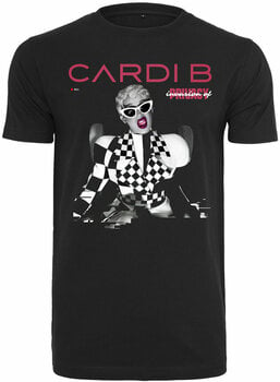 Риза Cardi B Риза Transmission Жените Black XL - 1