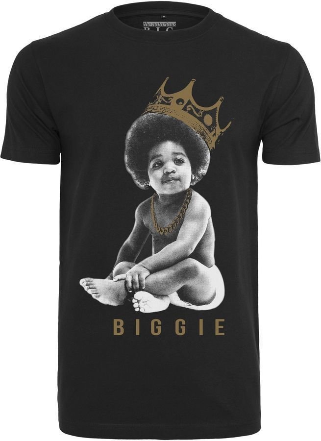 Camiseta de manga corta Notorious B.I.G. Crown Child Black L Camiseta de manga corta