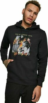 Hoodie Notorious B.I.G. Flames Black S Hoodie - 1