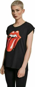 T-shirt The Rolling Stones T-shirt Ladies Tongue Noir S - 1