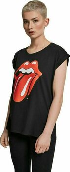T-shirt The Rolling Stones Ladies Tongue Black XL T-shirt - 1