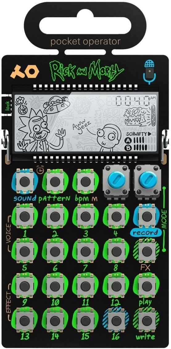 Pocket synthesizer Teenage Engineering PO-137 Rick & Morty