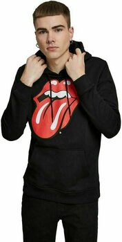 ΦΟΥΤΕΡ με ΚΟΥΚΟΥΛΑ The Rolling Stones ΦΟΥΤΕΡ με ΚΟΥΚΟΥΛΑ Tongue Μαύρο L - 1