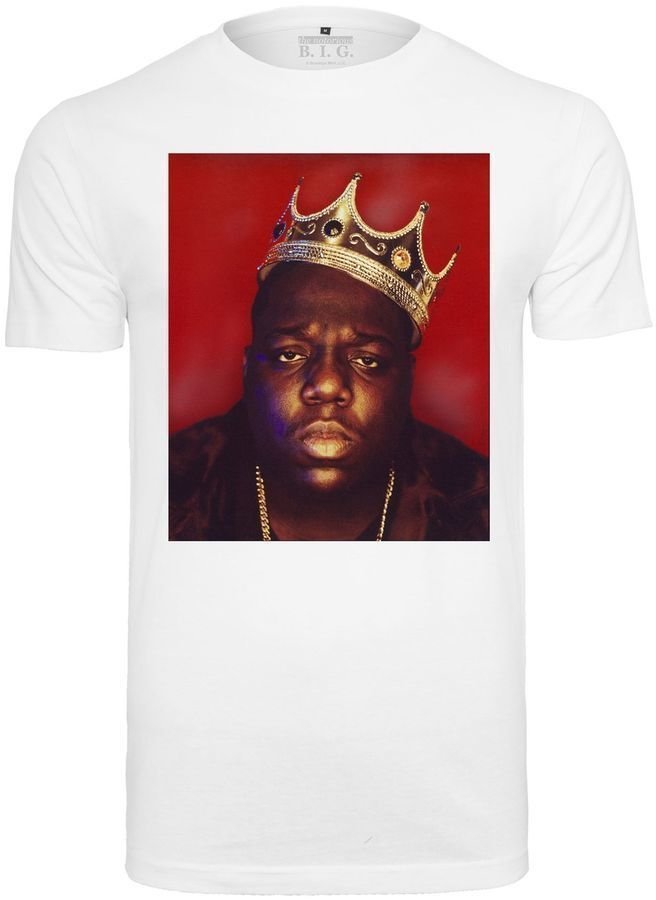 Tričko Notorious B.I.G. Tričko Crown Muži White M