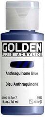 Acrylic Paint Golden Artist Colors Fluid Acrylic Paint Anthraquinone Blue 30 ml 1 pc