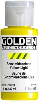 Peinture acrylique Golden Artist Colors Fluid Peinture acrylique Benzimidazolone Yellow Light 30 ml 1 pc - 1