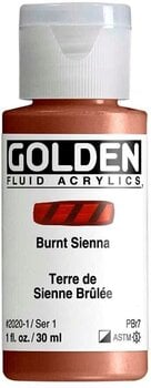 Peinture acrylique Golden Artist Colors Fluid Peinture acrylique Burnt Sienna 30 ml 1 pc - 1