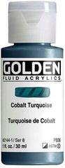 Akrylfärg Golden Artist Colors Fluid Akrylfärg Cobalt Turquoise 30 ml 1 st