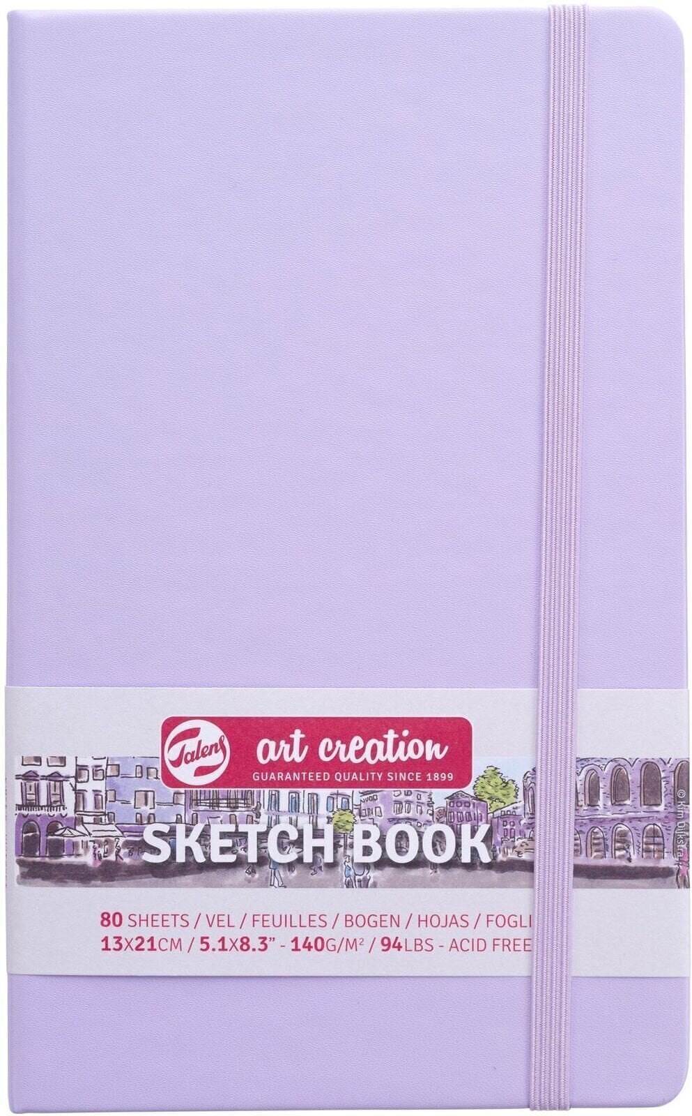 Skicář Talens Art Creation 9314132M Skicář 80 160 13 x 21 cm 140 g Pastel Violet