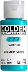 Acrylic Paint Golden Artist Colors Fluid Acrylic Paint Cobalt Teal 30 ml 1 pc