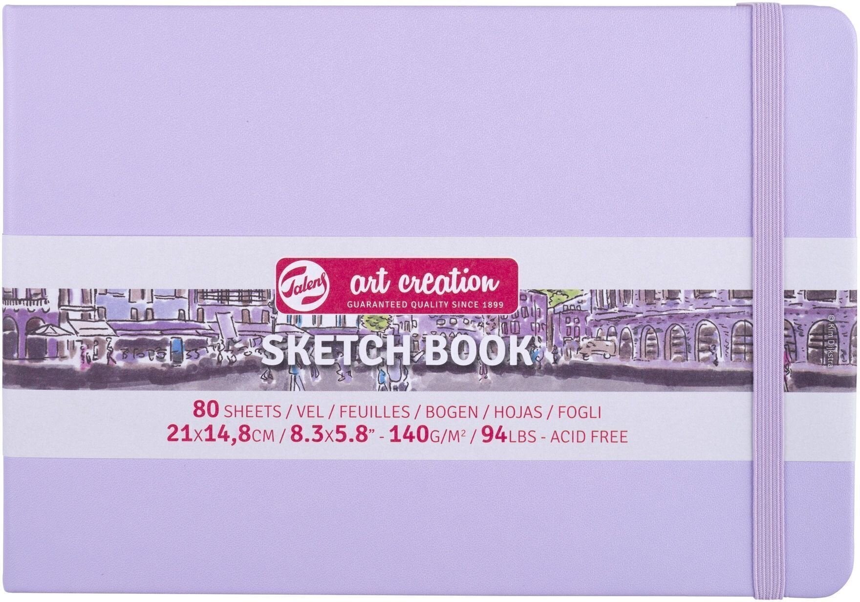 Skicář Talens Art Creation 9314135M Skicář 80 160 14,8 x 21 cm 140 g Pastel Violet