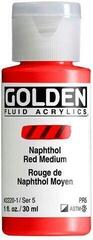 Akrylfärg Golden Artist Colors Fluid Akrylfärg Naphthol Red Medium 30 ml 1 st