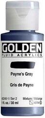 Peinture acrylique Golden Artist Colors Fluid Peinture acrylique Payne's Gray 30 ml 1 pc