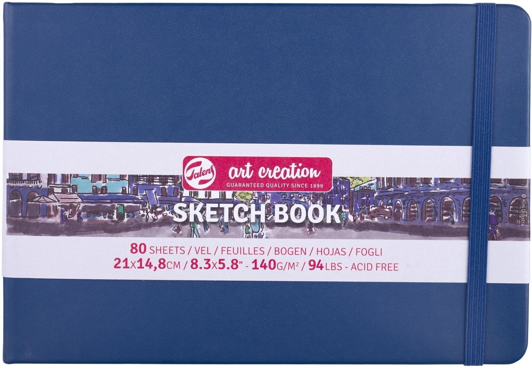 Skicář Talens Art Creation 9314235M Skicář 80 160 14,8 x 21 cm 140 g Navy Blue