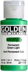 Akrylfärg Golden Artist Colors Fluid Akrylfärg Permanent Green Light 30 ml 1 st