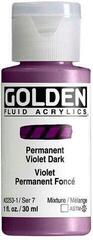 Acrylic Paint Golden Artist Colors Fluid Acrylic Paint Permanent Violet Dark 30 ml 1 pc