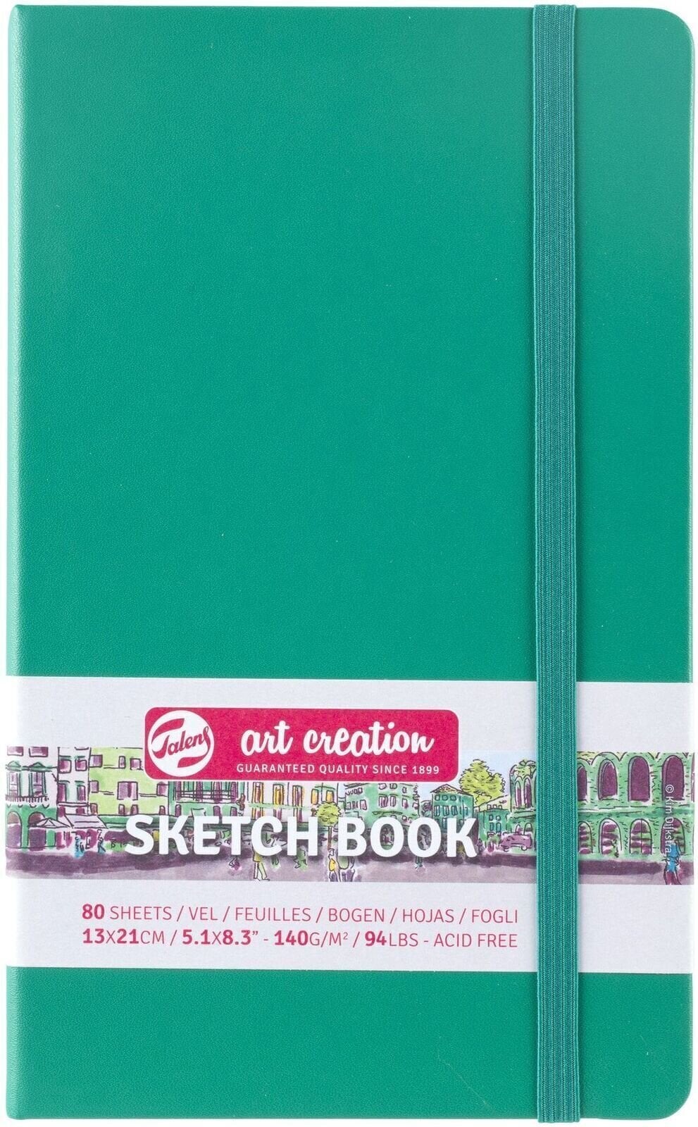 Skicář Talens Art Creation 9314332M Skicář 80 160 13 x 21 cm 140 g Forest Green