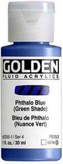 Acrylic Paint Golden Artist Colors Fluid Acrylic Paint Phthalo Blue (Green Shade) 30 ml 1 pc