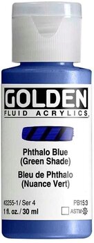 Acrylic Paint Golden Artist Colors Fluid Acrylic Paint Phthalo Blue (Green Shade) 30 ml 1 pc - 1