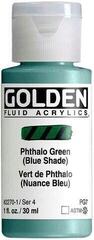 Acrylic Paint Golden Artist Colors Fluid Acrylic Paint Phthalo Green (Blue Shade) 30 ml 1 pc