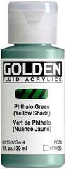 Acrylic Paint Golden Artist Colors Fluid Acrylic Paint Phthalo Green (Yellow Shade) 30 ml 1 pc