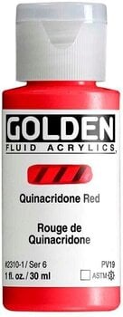 Acrylic Paint Golden Artist Colors Fluid Acrylic Paint Quinacridone Red 30 ml 1 pc - 1