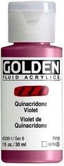 Acrylic Paint Golden Artist Colors Fluid Acrylic Paint Quinacridone Violet 30 ml 1 pc