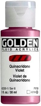 Acrylic Paint Golden Artist Colors Fluid Acrylic Paint Quinacridone Violet 30 ml 1 pc - 1